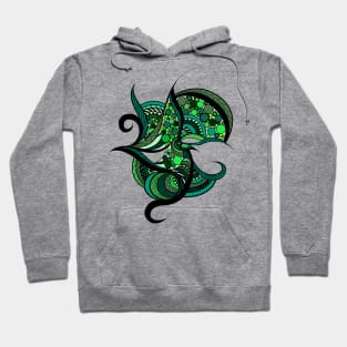 Green Doodle Hoodie